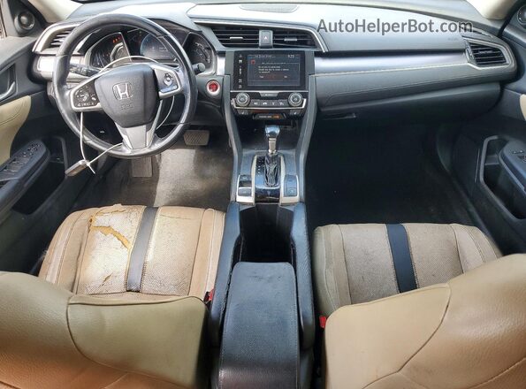 19XFC1F92GE206080 2016 HONDA CIVIC Black Widok deski rozdzielczej