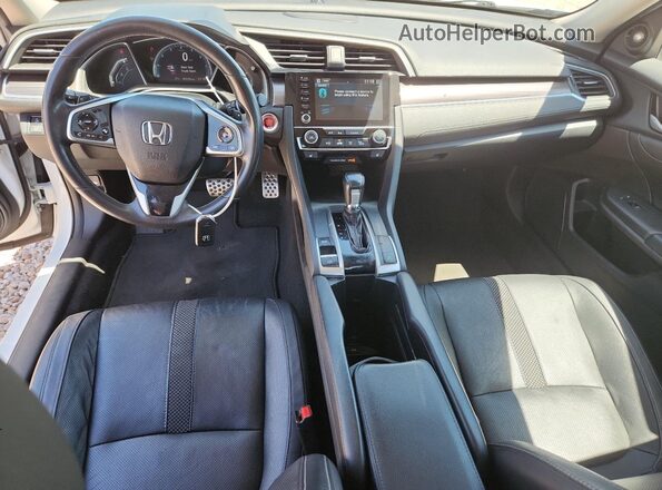19XFC1F93LE008117 2020 HONDA CIVIC White Vista del salpicadero