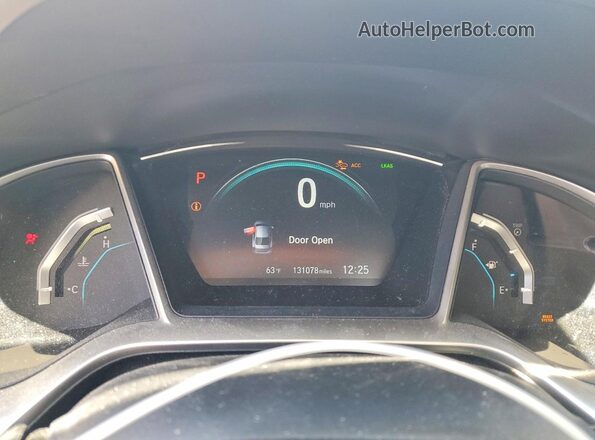 19XFC1F97GE215924 2016 HONDA CIVIC Blue Widok zestawu wskaźników