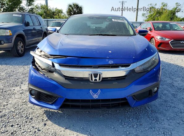 19XFC1F97HE025378 2017 HONDA CIVIC Blue Вид спереду