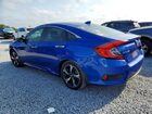 2017 Honda Civic Touring Blue vin: 19XFC1F97HE025378