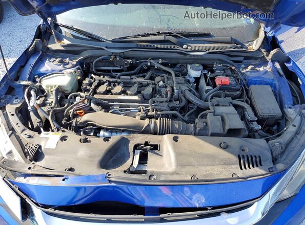 19XFC1F97HE025378 2017 HONDA CIVIC Blue Вид задньої частини салону