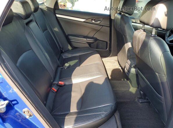 19XFC1F97HE025378 2017 HONDA CIVIC Blue Вид задніх сидінь