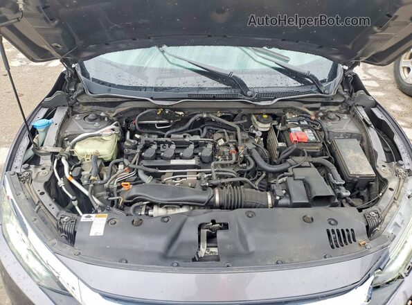 19XFC1F98GE026912 2016 HONDA CIVIC Gray Вид задньої частини салону