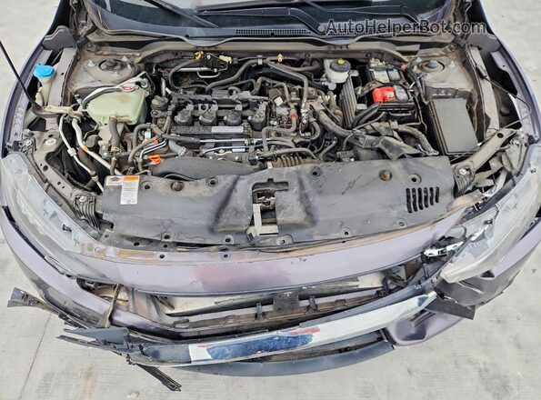 19XFC1F9XHE025990 2017 HONDA CIVIC Gray Вид задньої частини салону