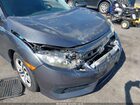 2018 Honda Civic Lx Gray vin: 19XFC2E52JE027341
