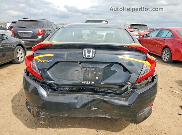 19XFC2E59JE034576 2018 HONDA CIVIC Black Widok z tyłu