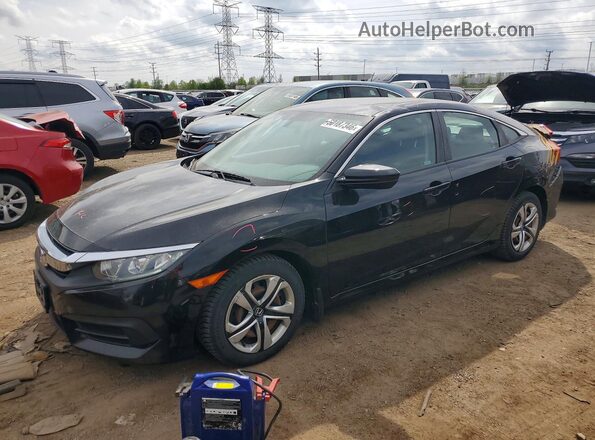 19XFC2E59JE034576 2018 HONDA CIVIC Black Przód lewy