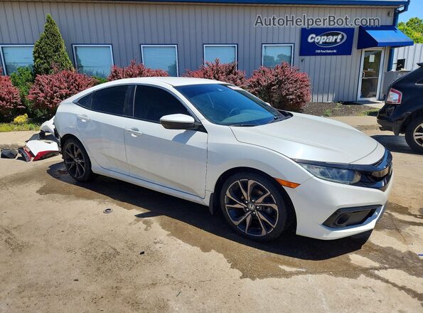 19XFC2E80LE024287 2020 HONDA CIVIC White Delantero derecho