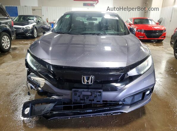 19XFC2E83KE041986 2019 HONDA CIVIC Gray Դիմացի տեսք