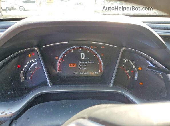 19XFC2E86KE010683 2019 HONDA CIVIC Silver Սարքավորումների վահանակի տեսք