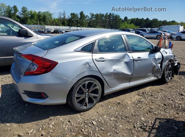 19XFC2E86KE010683 2019 HONDA CIVIC Silver Հետևի աջ