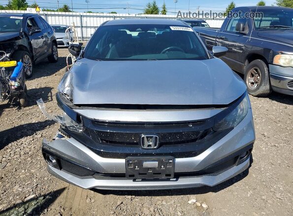 19XFC2E86KE010683 2019 HONDA CIVIC Silver Դիմացի տեսք