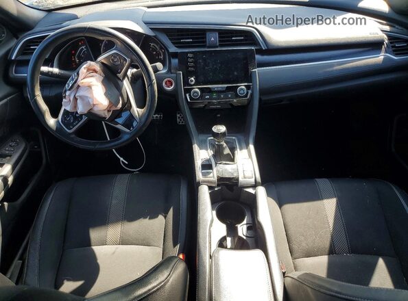 19XFC2E86KE010683 2019 HONDA CIVIC Silver Առջևի վահանակի տեսք
