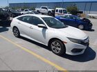 2016 Honda Civic Lx Белый vin: 19XFC2F50GE227528