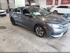 2017 Honda Civic Lx Gray vin: 19XFC2F50HE020865
