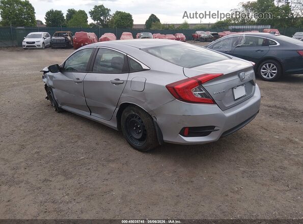 19XFC2F50HE224131 2017 HONDA CIVIC Серебряный Задняя левая четверть
