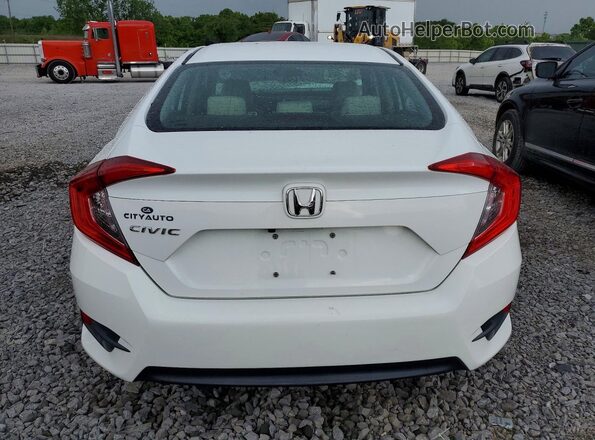 19XFC2F51GE026141 2016 HONDA CIVIC White უკანა ხედი