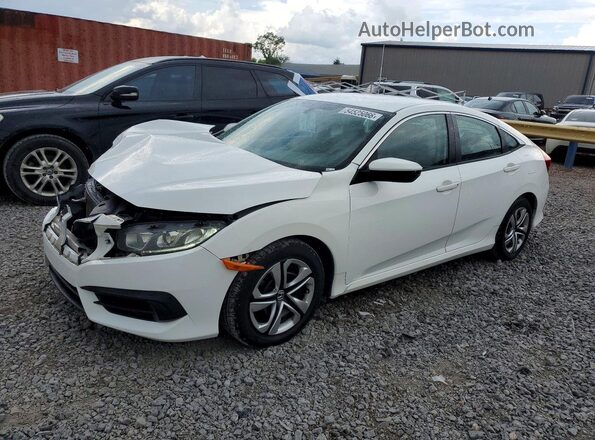 19XFC2F51GE026141 2016 HONDA CIVIC White წინა მარცხენა ხედი სამი მეოთხედიდან