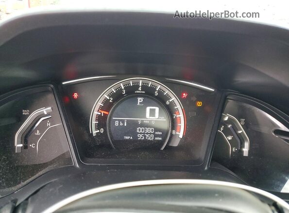 19XFC2F51GE026141 2016 HONDA CIVIC White ხელსაწყოთა პანელის ხედი