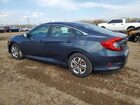 2016 Honda Civic Lx Blue vin: 19XFC2F51GE076604
