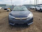 2016 Honda Civic Lx Blue vin: 19XFC2F51GE076604