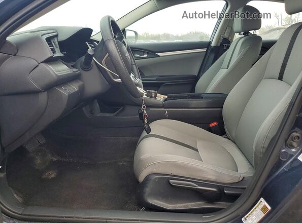 19XFC2F51GE076604 2016 HONDA CIVIC Blue Widok wnętrza z przodu