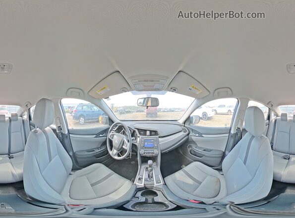 19XFC2F51GE076604 2016 HONDA CIVIC Blue Widok naklejki z numerem VIN