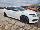 2016 Honda Civic Lx White vin: 19XFC2F51GE205697