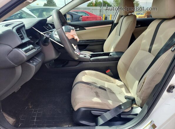 19XFC2F51GE205697 2016 HONDA CIVIC White Vista interior delantera