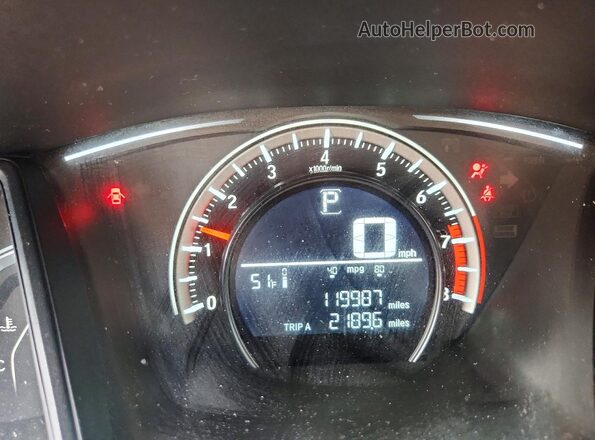 19XFC2F51GE205697 2016 HONDA CIVIC White Vista del cuadro de instrumentos