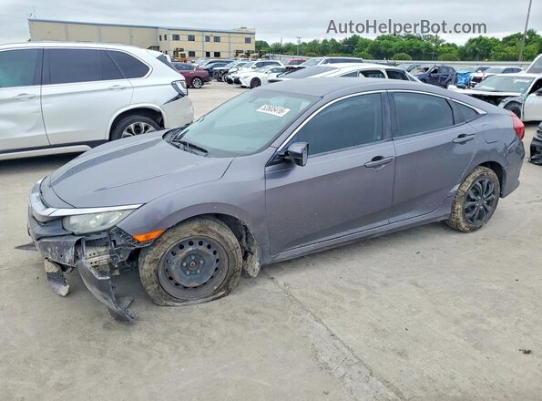 19XFC2F51JE003207 2018 HONDA CIVIC Silver Vista tres cuartos delantera izquierda