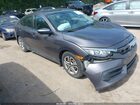 2016 Honda Civic Lx Gray vin: 19XFC2F52GE020929