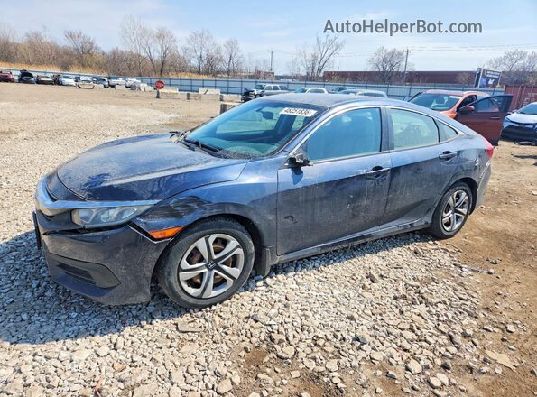 19XFC2F52HE074233 2017 HONDA CIVIC Синий Передняя левая четверть