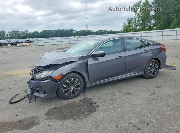 19XFC2F52HE229878 2017 HONDA CIVIC Серый Передняя левая четверть