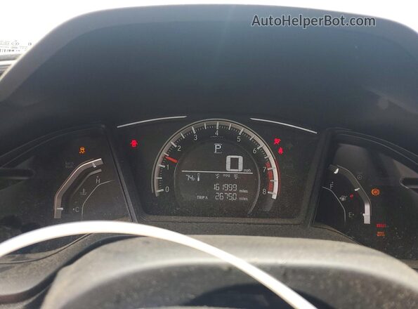 19XFC2F52HE229878 2017 HONDA CIVIC Серый Вид щитка приборов