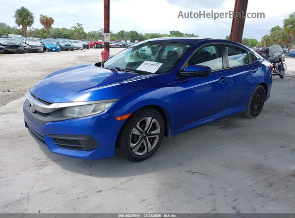19XFC2F53GE079651 2016 HONDA CIVIC Blue Vista tres cuartos delantera izquierda