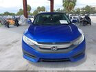 2016 Honda Civic Lx Blue vin: 19XFC2F53GE079651