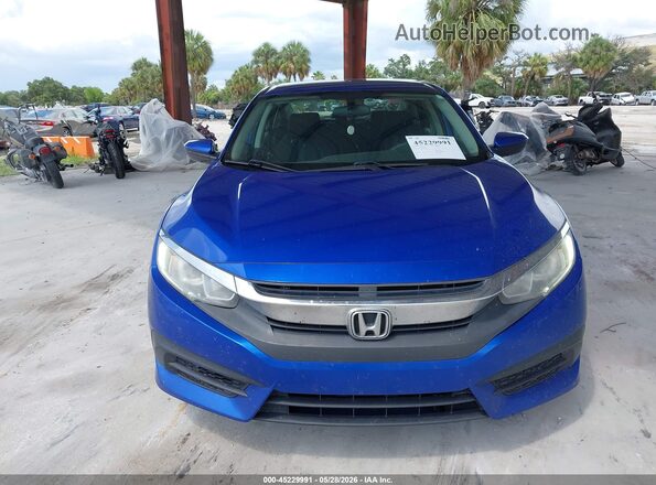 19XFC2F53GE079651 2016 HONDA CIVIC Blue Vista del cuadro de instrumentos