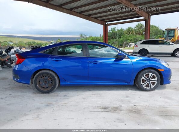 19XFC2F53GE079651 2016 HONDA CIVIC Blue Vista interior trasera