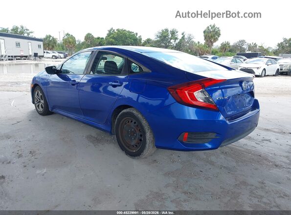 19XFC2F53GE079651 2016 HONDA CIVIC Blue Trasero izquierdo