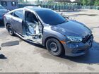 2016 Honda Civic Lx Gray vin: 19XFC2F53GE084509