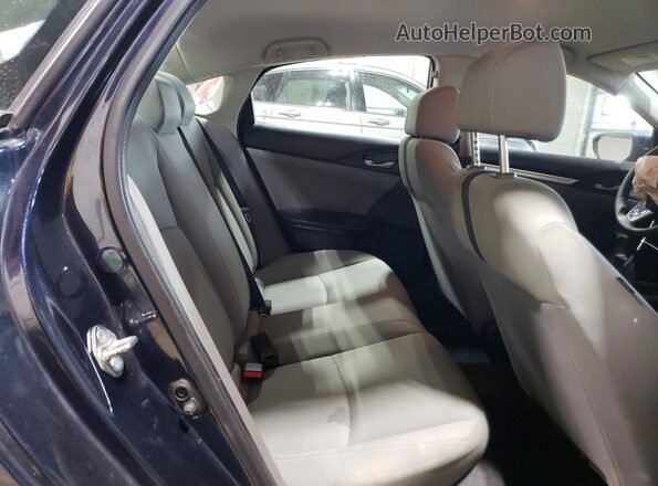 19XFC2F53JE012880 2018 HONDA CIVIC Blue Rear seats view