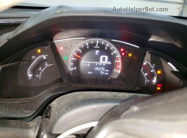 19XFC2F53JE012880 2018 HONDA CIVIC Blue Instrument cluster view