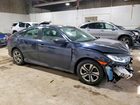 2018 Honda Civic Lx Blue vin: 19XFC2F53JE012880
