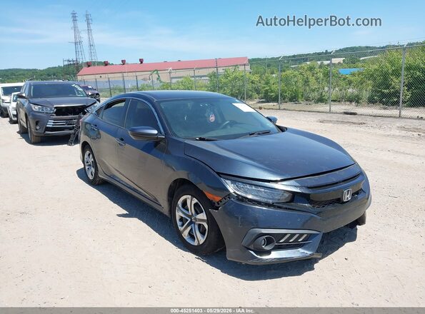 19XFC2F54GE225538 2016 HONDA CIVIC Gray წინა მარჯვენა