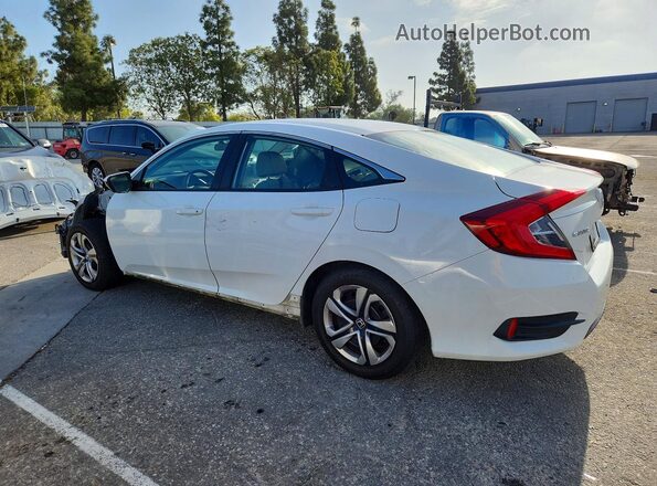 19XFC2F54JE004514 2018 HONDA CIVIC Белый Задняя левая четверть