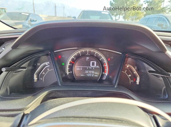 19XFC2F54JE004514 2018 HONDA CIVIC Белый Вид щитка приборов