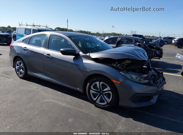 19XFC2F55GE065976 2016 HONDA CIVIC Серый Передняя правая четверть