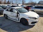2016 Honda Civic Lx Белый vin: 19XFC2F56GE058017